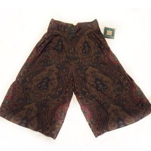 NWT Hunters Run Culottes Vintage